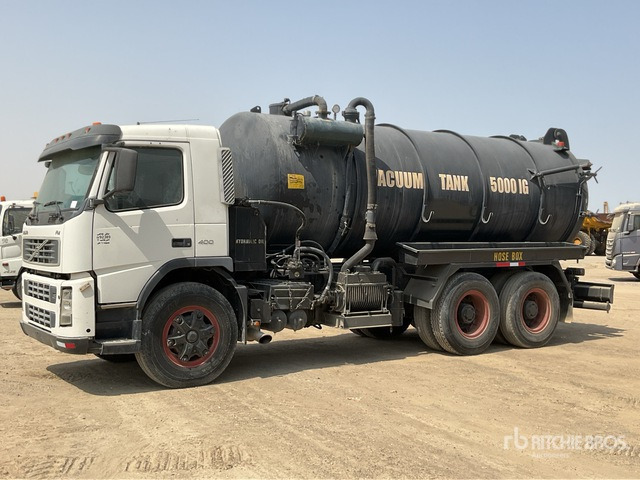 2008 Volvo FM400 6x4 20000 Liters Vacuum Tanker Truck - Asenizatorius: foto 2 2008 Volvo FM400 6x4 20000 Liters Vacuum Tanker Truck - Asenizatorius: foto 2