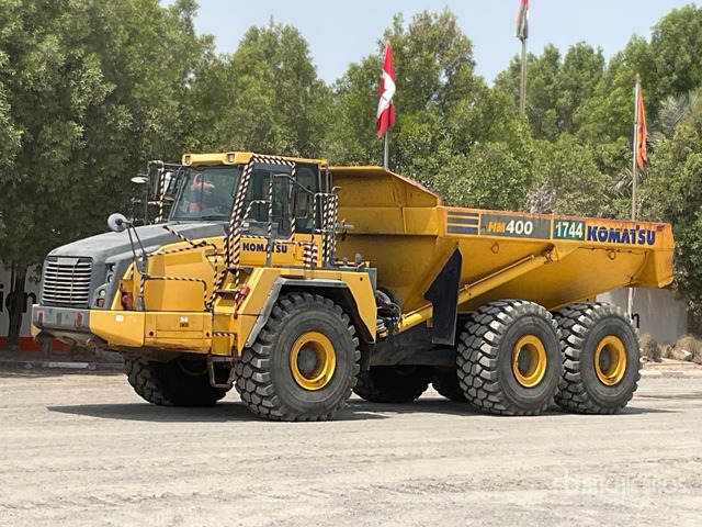 2014 Komatsu HM400-3 Articulated Dump Truck - Šarnyrinis savivartis: foto 1 2014 Komatsu HM400-3 Articulated Dump Truck - Šarnyrinis savivartis: foto 1