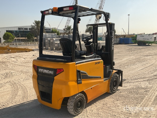 2019 Hyundai 30B-9 3 ton Electric Forklift - Elektrinis krautuvas: foto 3 2019 Hyundai 30B-9 3 ton Electric Forklift - Elektrinis krautuvas: foto 3