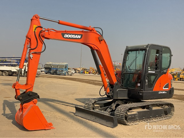 2022 Doosan DX60 Tracked Excavator - Vikšrinis ekskavatorius: foto 1 2022 Doosan DX60 Tracked Excavator - Vikšrinis ekskavatorius: foto 1