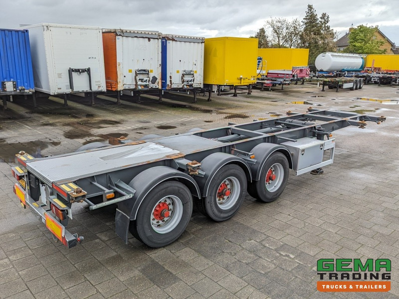 Burg BPO 12-27 3-Assen BPW ADR EX/II EX/III FL OX AT - Trommelremmen - 20/30FT TankChassis - RVS Driptray/Toolbox (O1824) - Konteineris-vežimus/ Sukeisti kūną puspriekabė: foto 1 Burg BPO 12-27 3-Assen BPW ADR EX/II EX/III FL OX AT - Trommelremmen - 20/30FT TankChassis - RVS Driptray/Toolbox (O1824) - Konteineris-vežimus/ Sukeisti kūną puspriekabė: foto 1