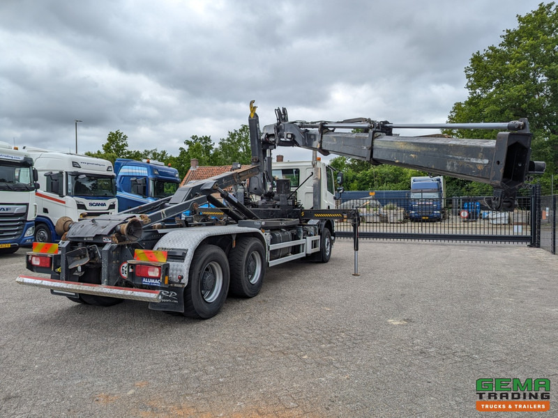 DAF CF85.410 6x4 Dagcab Euro5 EEV - Hiab Haakarm + Hiab 166E-2 DUO - Vangmuil - Hook-lift sunkvežimis, Sunkvežimis su kranu: foto 4 DAF CF85.410 6x4 Dagcab Euro5 EEV - Hiab Haakarm + Hiab 166E-2 DUO - Vangmuil - Hook-lift sunkvežimis, Sunkvežimis su kranu: foto 4