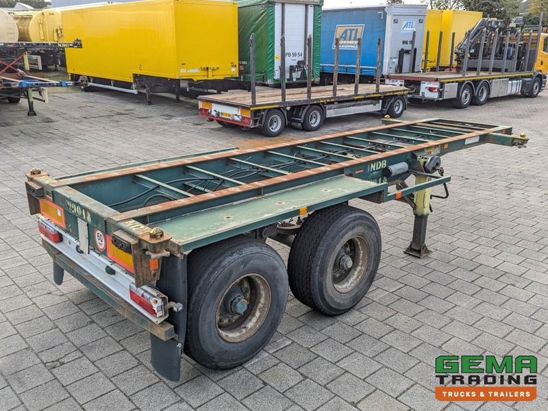 Flandria OP 20V 2A 2-Assen ROR - DrumBrakes - Steel Suspension - 20FT (O1980) - Konteineris-vežimus/ Sukeisti kūną puspriekabė: foto 1 Flandria OP 20V 2A 2-Assen ROR - DrumBrakes - Steel Suspension - 20FT (O1980) - Konteineris-vežimus/ Sukeisti kūną puspriekabė: foto 1