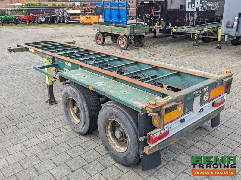 Flandria OP 20V 2A 2-Assen ROR - DrumBrakes - Steel Suspension - 20FT (O1980) - Konteineris-vežimus/ Sukeisti kūną puspriekabė: foto 2 Flandria OP 20V 2A 2-Assen ROR - DrumBrakes - Steel Suspension - 20FT (O1980) - Konteineris-vežimus/ Sukeisti kūną puspriekabė: foto 2