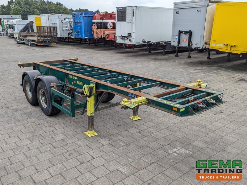Flandria OP CC 2A 2-Assen ROR DrumBrakes - Steel Suspension - 3110KG - 20FT (O1915) - Konteineris-vežimus/ Sukeisti kūną puspriekabė: foto 3 Flandria OP CC 2A 2-Assen ROR DrumBrakes - Steel Suspension - 3110KG - 20FT (O1915) - Konteineris-vežimus/ Sukeisti kūną puspriekabė: foto 3
