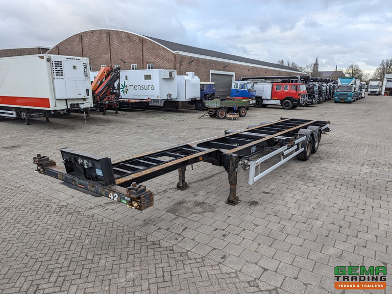 Floor FLCO 12-18 2-Assen BPW - Trommelremmen - 2x 20FT en 40FT Aansluiting - 4140KG - Konteineris-vežimus/ Sukeisti kūną puspriekabė: foto 2 Floor FLCO 12-18 2-Assen BPW - Trommelremmen - 2x 20FT en 40FT Aansluiting - 4140KG - Konteineris-vežimus/ Sukeisti kūną puspriekabė: foto 2