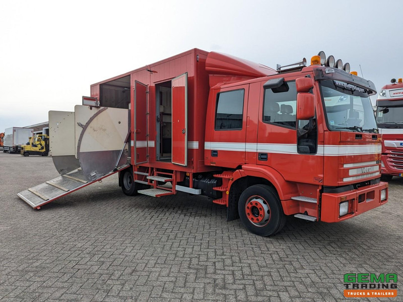 Iveco Tector ML120E24D 4x2 Euro3 DubbelCabine - Paardenwagen 3-Paards - Kleedruimte - Hydraulische klep- TOP! - Sunkvežimis žirgams vežti: foto 1 Iveco Tector ML120E24D 4x2 Euro3 DubbelCabine - Paardenwagen 3-Paards - Kleedruimte - Hydraulische klep- TOP! - Sunkvežimis žirgams vežti: foto 1