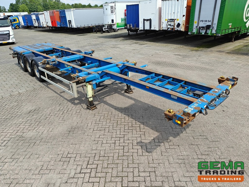 Krone SDC 27 3 assen BPW - DrumBrakes - 5340KG - 2x 20FT 1x 30FT 1x40FT - NL kenteken - Konteineris-vežimus/ Sukeisti kūną puspriekabė: foto 4 Krone SDC 27 3 assen BPW - DrumBrakes - 5340KG - 2x 20FT 1x 30FT 1x40FT - NL kenteken - Konteineris-vežimus/ Sukeisti kūną puspriekabė: foto 4