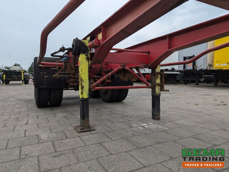 Konteineris-vežimus/ Sukeisti kūną puspriekabė Krone SZC 20FT 2-Assen ROR - STEEL Suspension - DOUBLE tires - DrumBrakes (O1916): foto 9