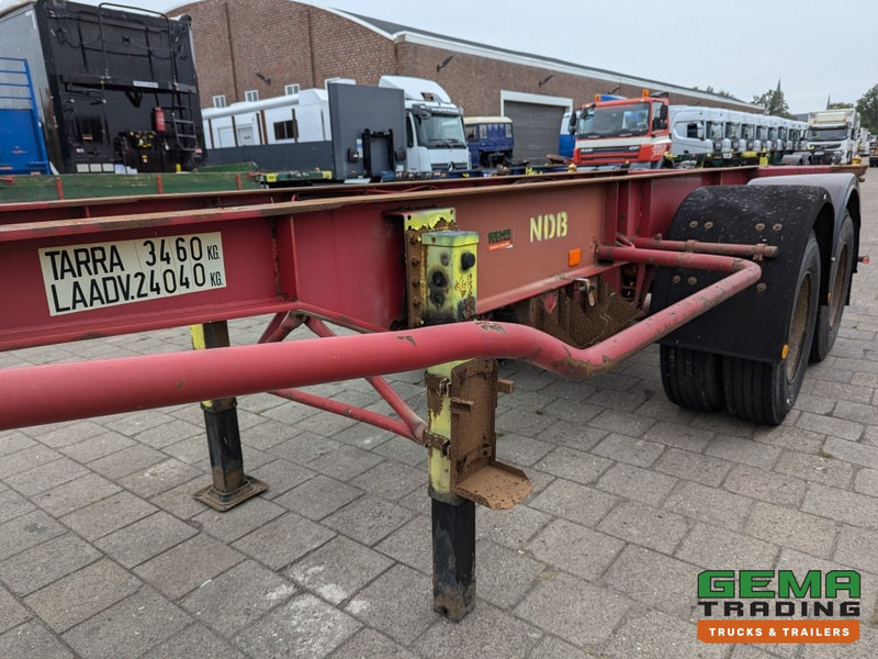 Konteineris-vežimus/ Sukeisti kūną puspriekabė Krone SZC 20FT 2-Assen ROR - STEEL Suspension - DOUBLE tires - DrumBrakes (O1916): foto 12
