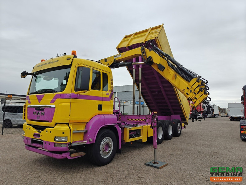 MAN TGS 35.440 8x4/4 Dagcabine Euro5 - Hymatec Kipper + Hiab 166 ES-4 Pro - Alcoa - 02/2026 APK - Savivartis sunkvežimis, Sunkvežimis su kranu: foto 1 MAN TGS 35.440 8x4/4 Dagcabine Euro5 - Hymatec Kipper + Hiab 166 ES-4 Pro - Alcoa - 02/2026 APK - Savivartis sunkvežimis, Sunkvežimis su kranu: foto 1