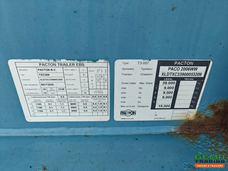 Pacton T3-007 3-Assen SAF - Trommelremmen - Lift As - Vast - Alle Aansluitingen - 4700KG lizingą Pacton T3-007 3-Assen SAF - Trommelremmen - Lift As - Vast - Alle Aansluitingen - 4700KG: foto 20 Pacton T3-007 3-Assen SAF - Trommelremmen - Lift As - Vast - Alle Aansluitingen - 4700KG lizingą Pacton T3-007 3-Assen SAF - Trommelremmen - Lift As - Vast - Alle Aansluitingen - 4700KG: foto 20