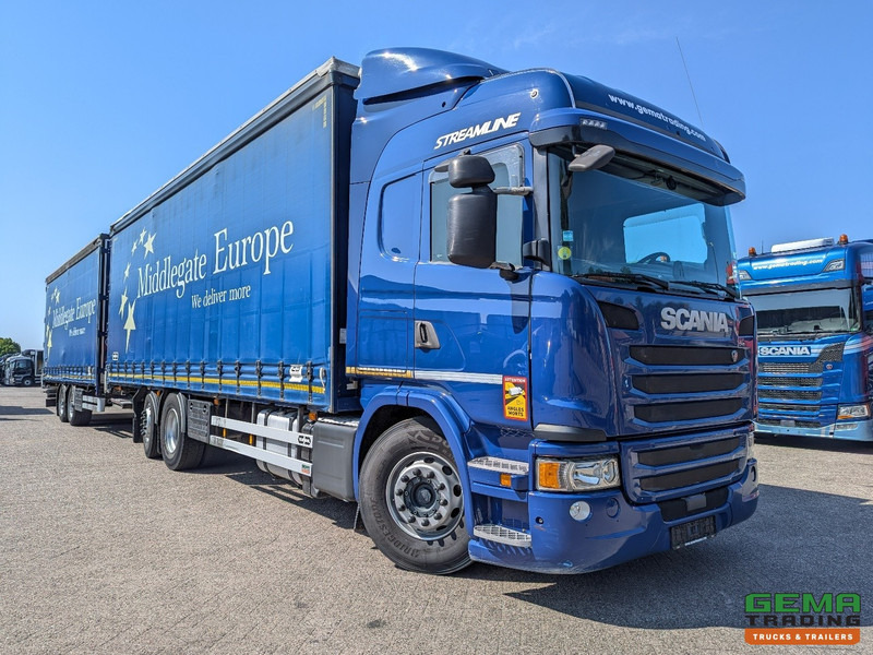 Scania G410 6x2/4 Streamline Euro6 - Retarder + Van Hool 2-Assige Aanhanger - SchuifzeilenCombi - SmartTachoV2 - Furgonas sunkvežimis: foto 2 Scania G410 6x2/4 Streamline Euro6 - Retarder + Van Hool 2-Assige Aanhanger - SchuifzeilenCombi - SmartTachoV2 - Furgonas sunkvežimis: foto 2