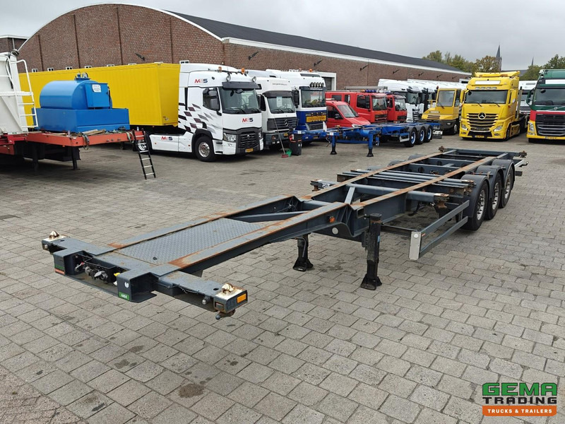 Schmitz Cargobull SCF 24 G 3-Assen MB - LiftAs - Schijfremmen - Vast Chassis - 2x20FT 1x30FT 40FT aansluiting - Konteineris-vežimus/ Sukeisti kūną puspriekabė: foto 2 Schmitz Cargobull SCF 24 G 3-Assen MB - LiftAs - Schijfremmen - Vast Chassis - 2x20FT 1x30FT 40FT aansluiting - Konteineris-vežimus/ Sukeisti kūną puspriekabė: foto 2