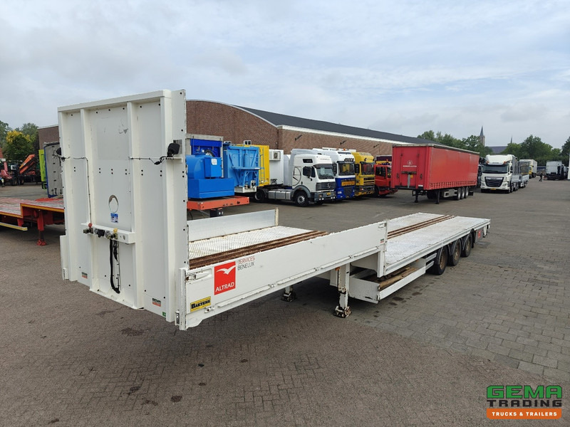 Žemo profilio platforma puspriekabė TURBO'S HOET OPT/3AT/39/06S Semi-Dieplader - 3-Assen SAF - Lift-As  - Naloop As: foto 1