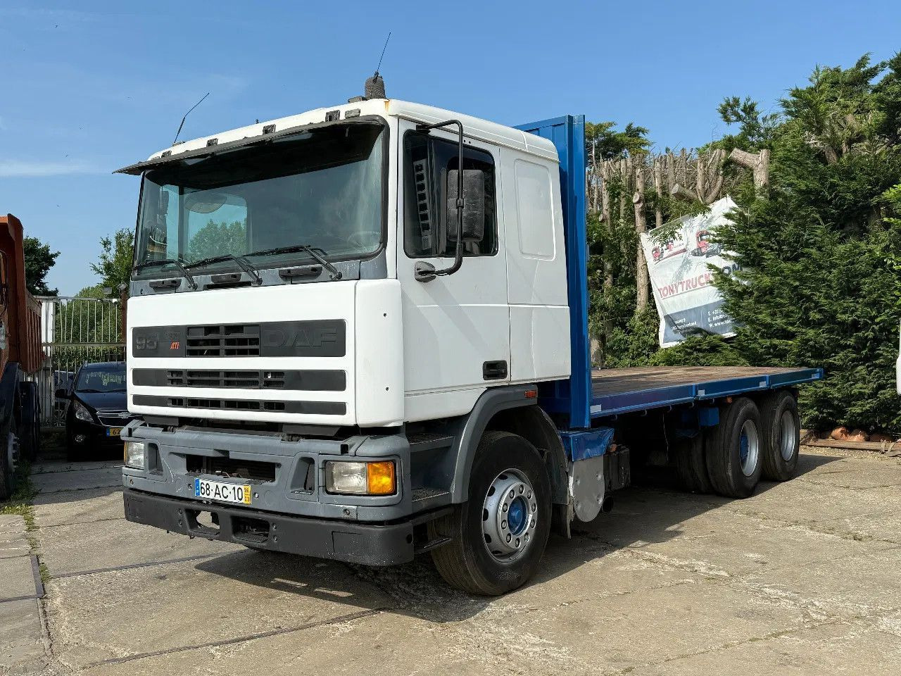 DAF 95.360 ATI 6X2 Chassis ZF Manual Gearbox - Platforminis/ Bortinis sunkvežimis: foto 2 DAF 95.360 ATI 6X2 Chassis ZF Manual Gearbox - Platforminis/ Bortinis sunkvežimis: foto 2