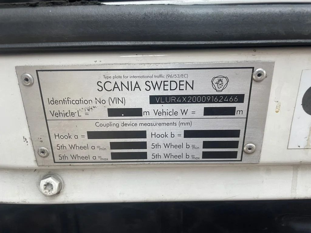 Vilkikas Scania R560 V8 4X2 Tractor-unit Retarder Euro5 Scania R560 V8 4X2 Tractor-unit Retarder Euro5: foto 9