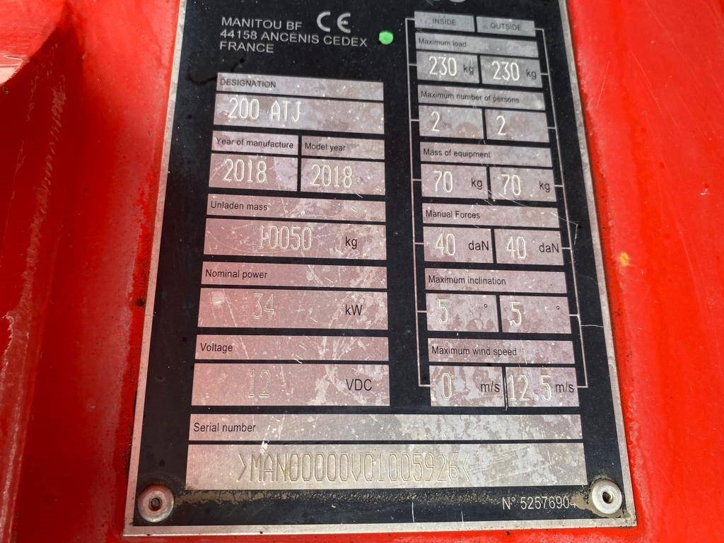 Alkūninis keltuvas Manitou 200 ATJ: foto 10