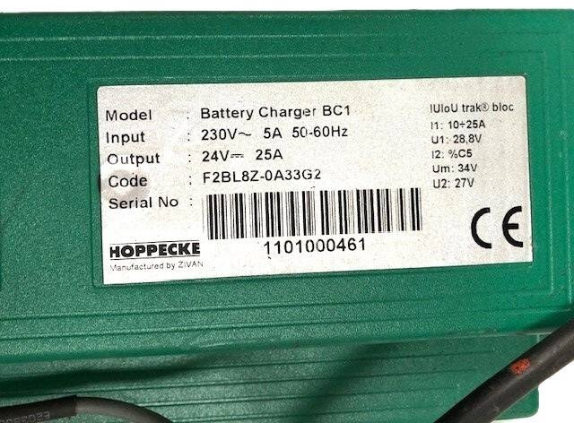 Hoppecke Battey charger 24V/25A - Atsarginės dalys - Krovimo technika: foto 5 Hoppecke Battey charger 24V/25A - Atsarginės dalys - Krovimo technika: foto 5