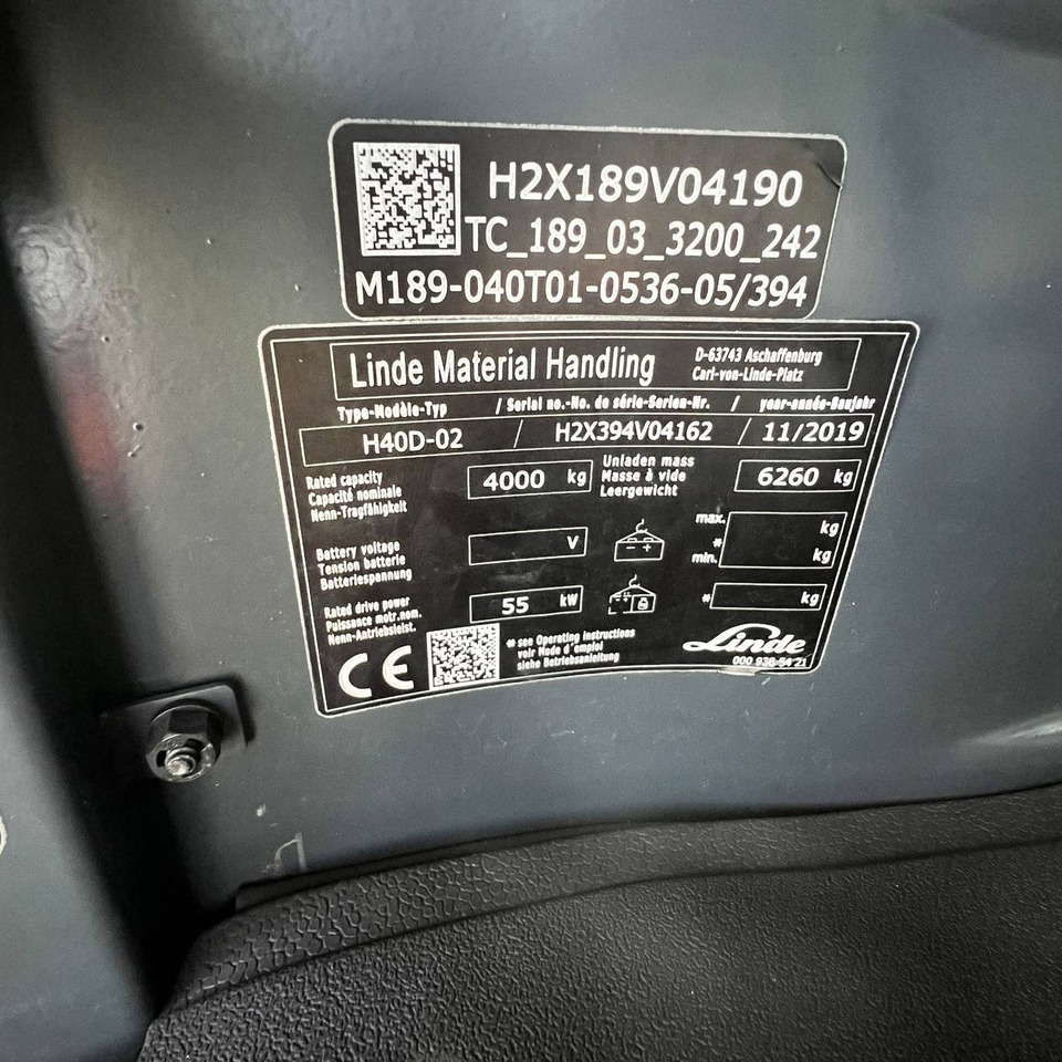 Dyzelinis krautuvas Linde H40D (394-02) EVO: foto 20