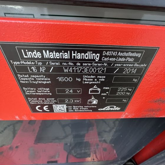Linde L16APi (1173) lizingą Linde L16APi (1173): foto 11