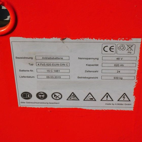 Linde R12B (1120) - Krautuvas su šakėmis: foto 4 Linde R12B (1120) - Krautuvas su šakėmis: foto 4