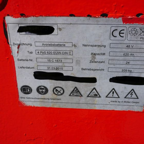 Linde R12B (1120) - Krautuvas su šakėmis: foto 4 Linde R12B (1120) - Krautuvas su šakėmis: foto 4