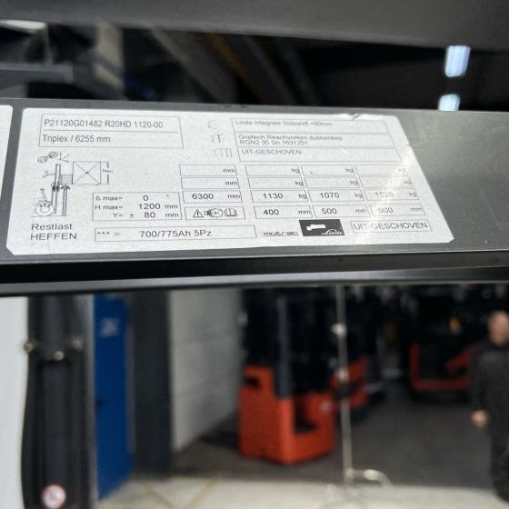 Linde R20 HD (1120) - Krautuvas su šakėmis: foto 2 Linde R20 HD (1120) - Krautuvas su šakėmis: foto 2
