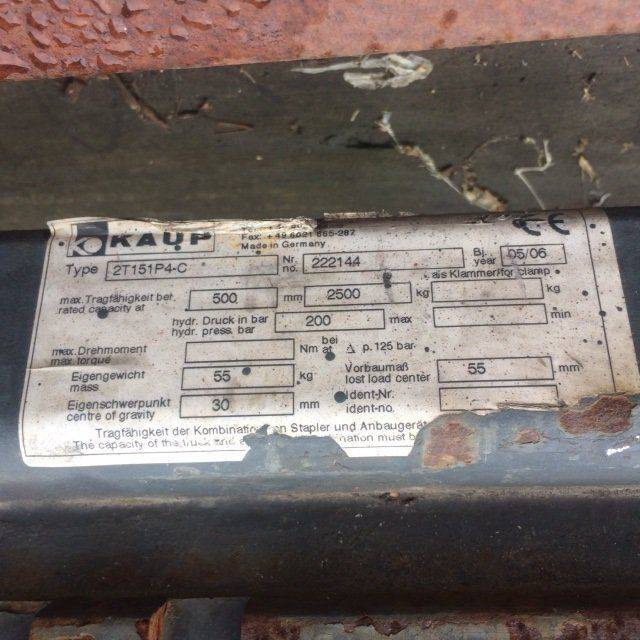 Kaup Sideshifter with increased sideshift stroke - Padargas: foto 1 Kaup Sideshifter with increased sideshift stroke - Padargas: foto 1