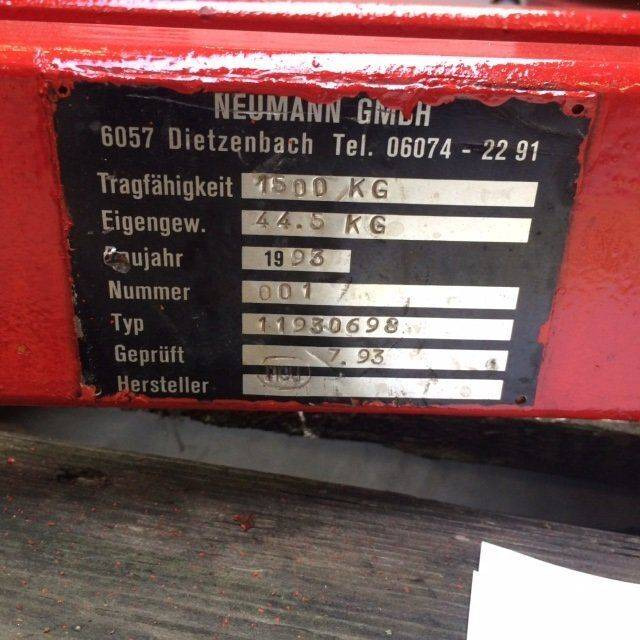 Neumann Battery lifting beam - Padargas: foto 2 Neumann Battery lifting beam - Padargas: foto 2