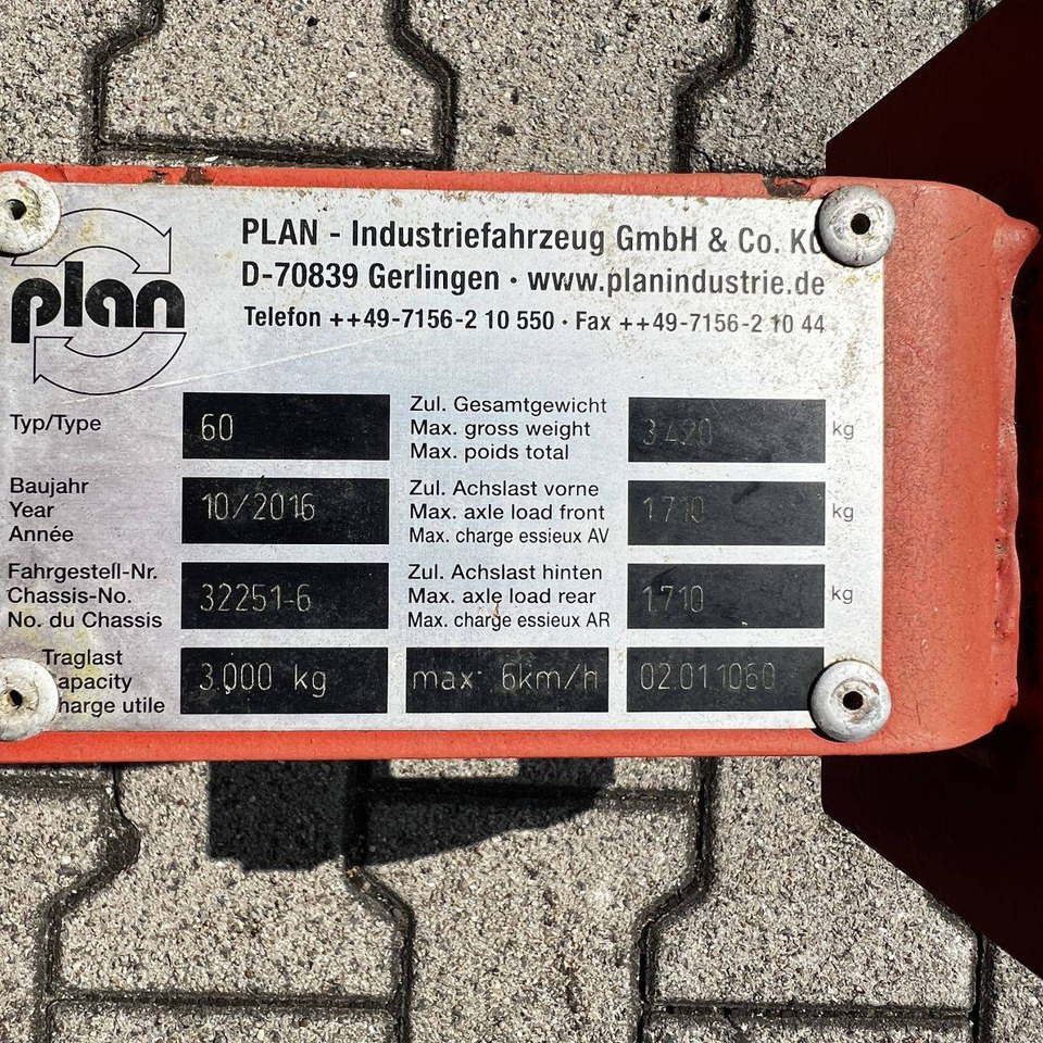 Plan Type 60-3.000 - Ritininė priekaba: foto 2 Plan Type 60-3.000 - Ritininė priekaba: foto 2