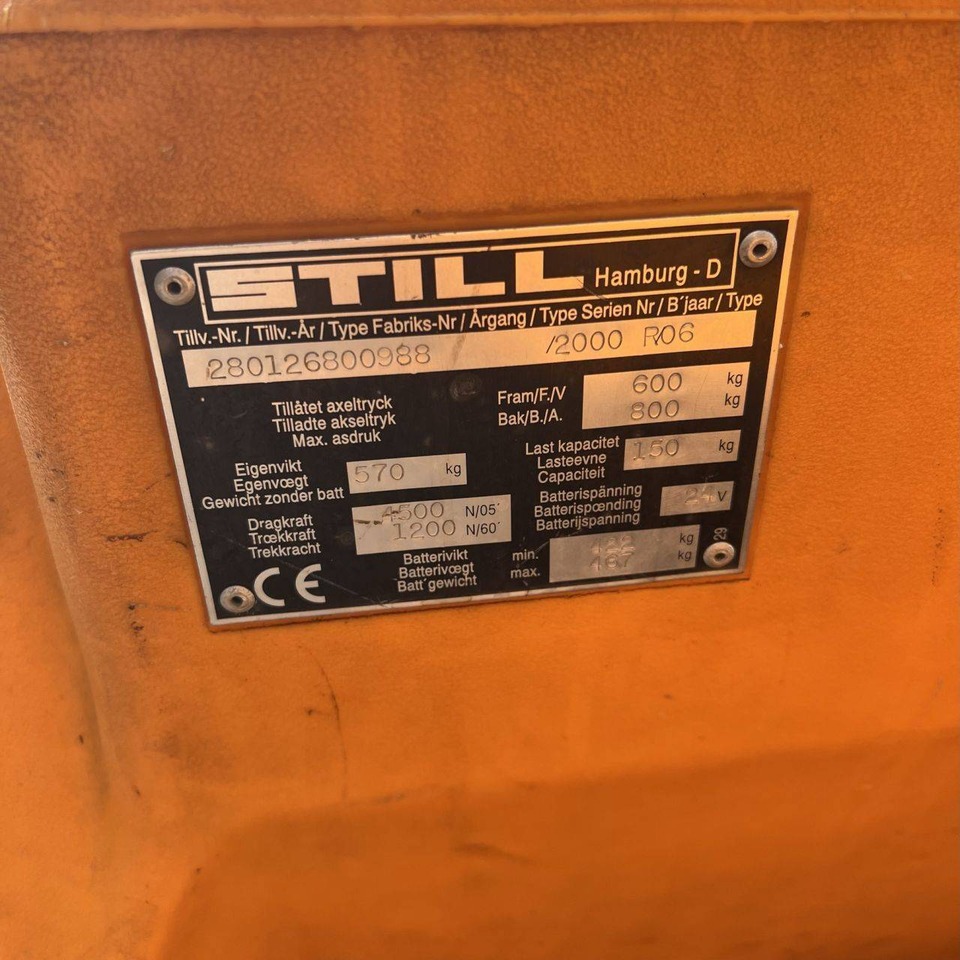 Elektrinis vilkikas Still R06 (126): foto 10