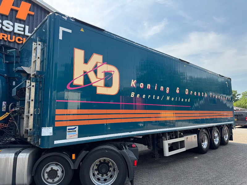Knapen Trailers K100 65m3 Agrar 370H Hydraulisch dak Liftas Alcoa - Su slankiojanciomis grindimis puspriekabė: foto 3 Knapen Trailers K100 65m3 Agrar 370H Hydraulisch dak Liftas Alcoa - Su slankiojanciomis grindimis puspriekabė: foto 3