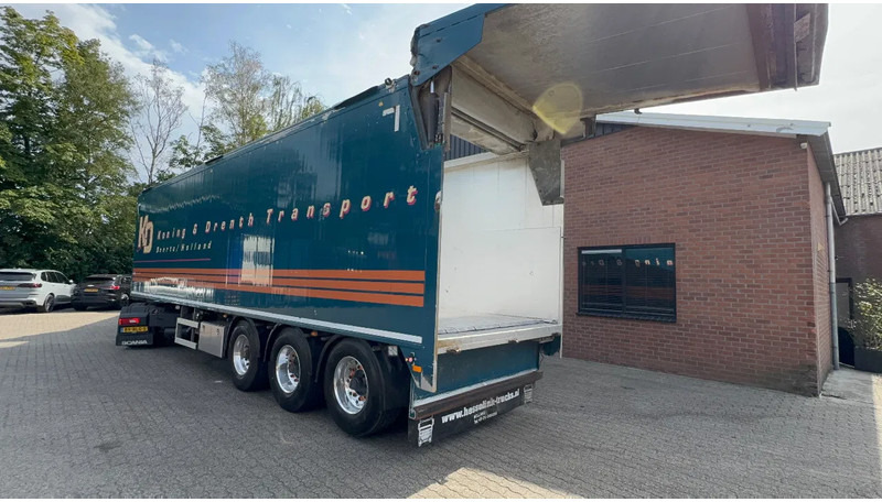 Knapen Trailers K100 65m3 Agrar 370H Hydraulisch dak Liftas Alcoa - Su slankiojanciomis grindimis puspriekabė: foto 1 Knapen Trailers K100 65m3 Agrar 370H Hydraulisch dak Liftas Alcoa - Su slankiojanciomis grindimis puspriekabė: foto 1