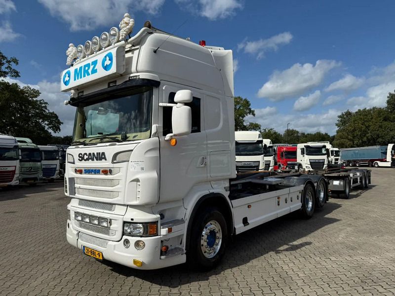 Scania R560 V8 6X2 VDL Haakarm AHK NL Truck - Hook-lift sunkvežimis: foto 1 Scania R560 V8 6X2 VDL Haakarm AHK NL Truck - Hook-lift sunkvežimis: foto 1