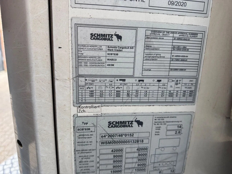 Izoterminis puspriekabė Schmitz Cargobull SKO 24 5x Meatrails Rohrbahnen Fleisch Carrier Vector 1950MT: foto 12