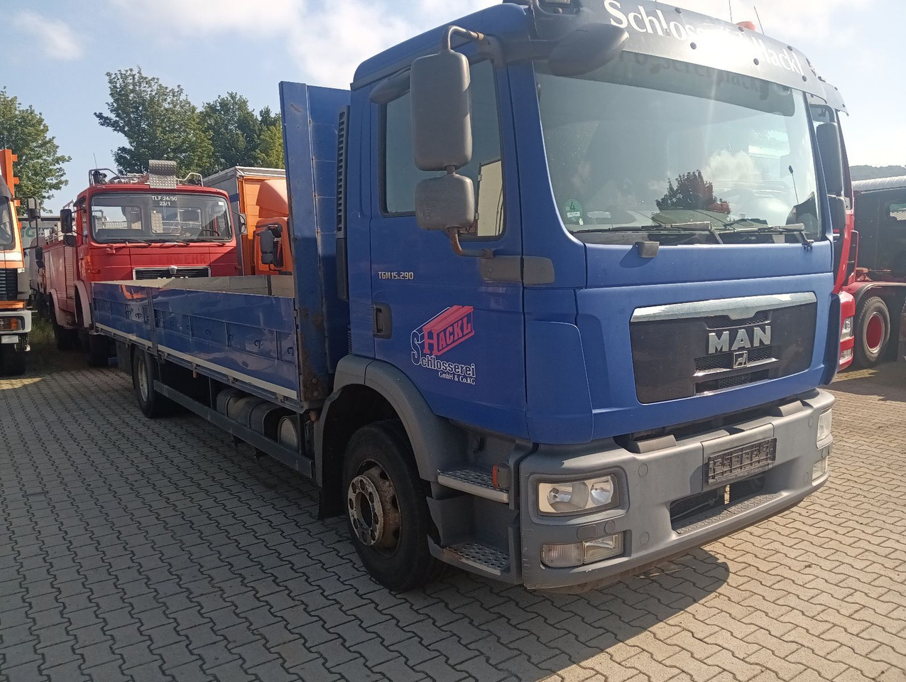 MAN TGM 15:290 4x2BL 8,5t NL 7m Klima 50erAHK Rungen - Platforminis/ Bortinis sunkvežimis: foto 3 MAN TGM 15:290 4x2BL 8,5t NL 7m Klima 50erAHK Rungen - Platforminis/ Bortinis sunkvežimis: foto 3
