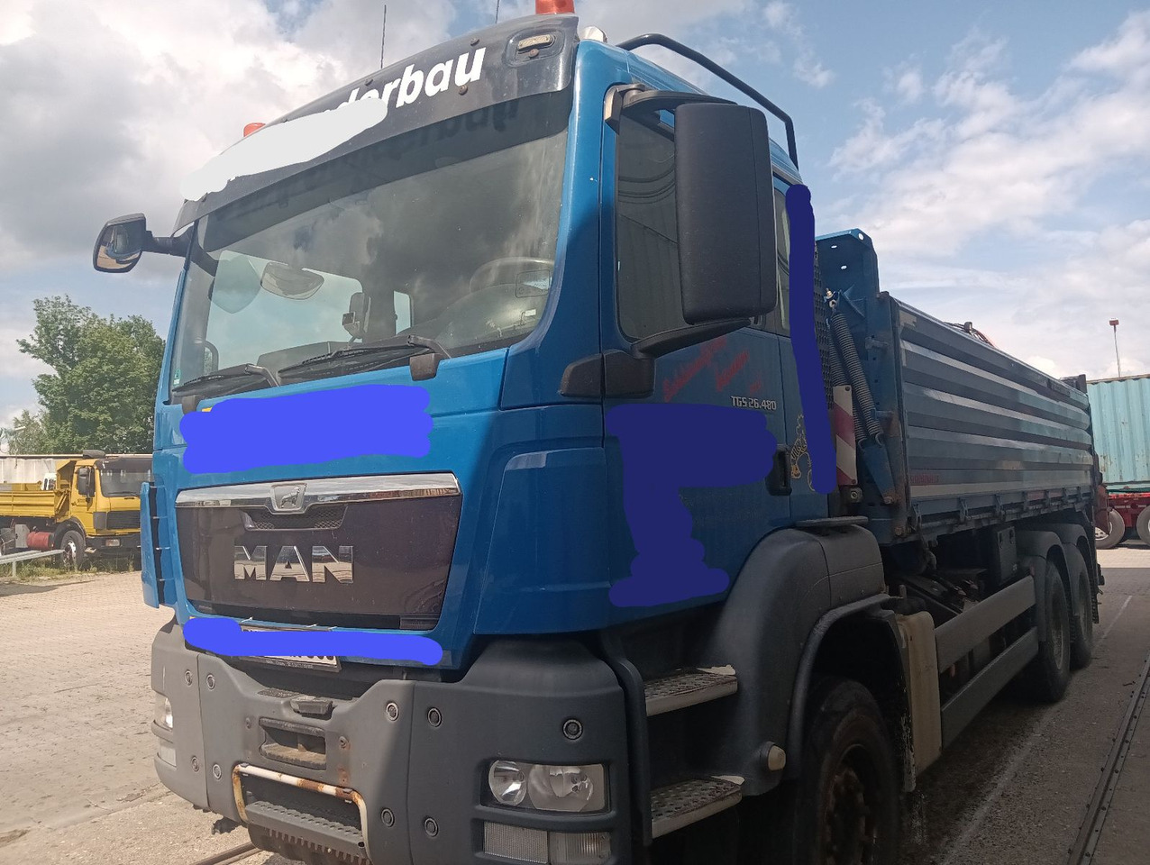 MAN TGS 26:480 6x4 BL ATLAS 240.2E-A4 3-S-Kipper - Savivartis sunkvežimis, Sunkvežimis su kranu: foto 4 MAN TGS 26:480 6x4 BL ATLAS 240.2E-A4 3-S-Kipper - Savivartis sunkvežimis, Sunkvežimis su kranu: foto 4