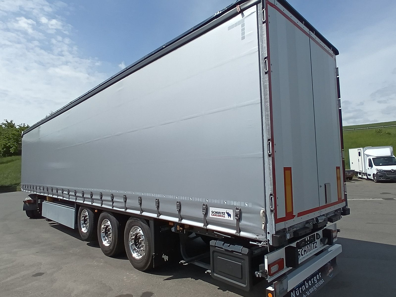 Tentinė puspriekabė Schmitz Cargobull SCS24-13.62 ALCOA Pal-Kiste Lift Reifen 85-100%!: foto 1