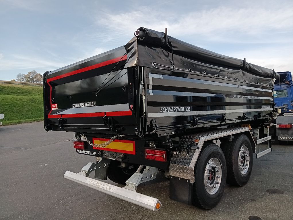 Schwarzmüller 2-A Tandem 3-Seitenkipper VollausstattungAlufelg - Savivartis priekaba: foto 1 Schwarzmüller 2-A Tandem 3-Seitenkipper VollausstattungAlufelg - Savivartis priekaba: foto 1