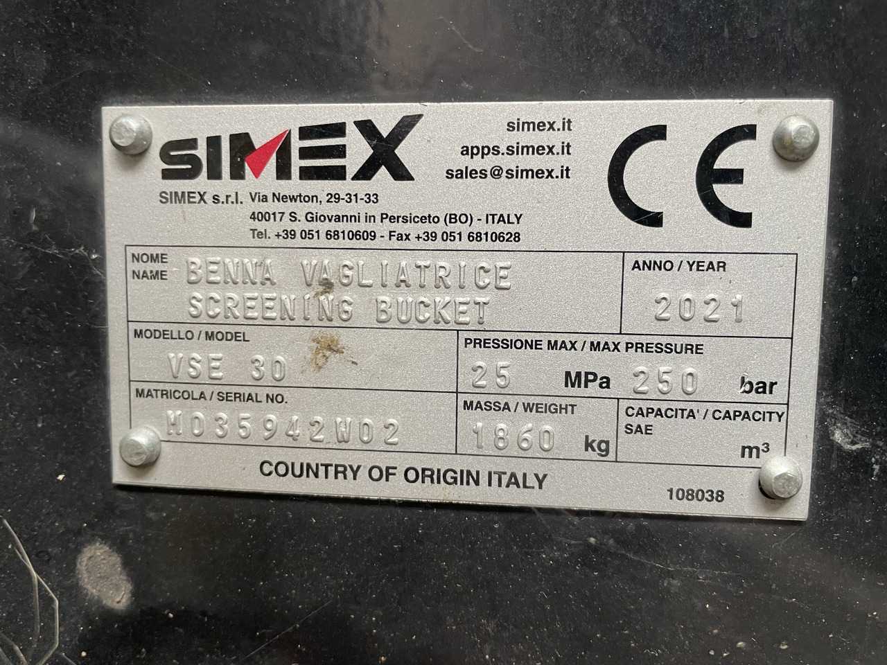 Simex VSE Siebschaufeln m. hydr. WELLENVERSTELLUNG - Rūšiavimo kaušas - Ekskavatorius: foto 4 Simex VSE Siebschaufeln m. hydr. WELLENVERSTELLUNG - Rūšiavimo kaušas - Ekskavatorius: foto 4