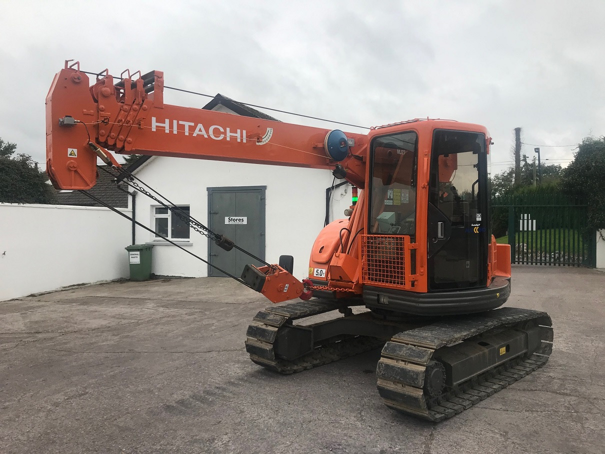 HITACHI EX75URT, 5 Ton Tele Crawler Crane - Autokranas: foto 1 HITACHI EX75URT, 5 Ton Tele Crawler Crane - Autokranas: foto 1