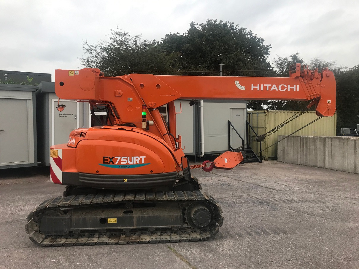HITACHI EX75URT, 5 Ton Tele Crawler Crane - Autokranas: foto 4 HITACHI EX75URT, 5 Ton Tele Crawler Crane - Autokranas: foto 4
