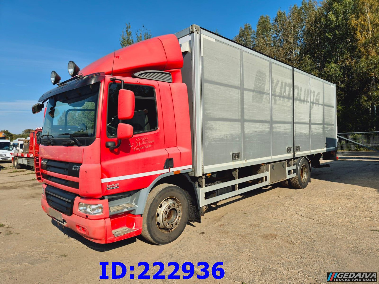 DAF CF 75.310 - Euro5 - Furgonas sunkvežimis: foto 1 DAF CF 75.310 - Euro5 - Furgonas sunkvežimis: foto 1