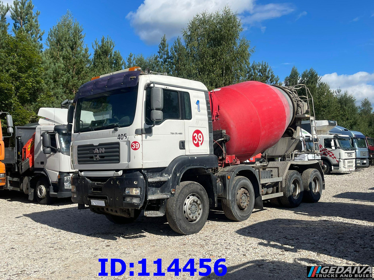 MAN TGA 35.480 8X4 8m3 Manual - Betonvežis: foto 1 MAN TGA 35.480 8X4 8m3 Manual - Betonvežis: foto 1