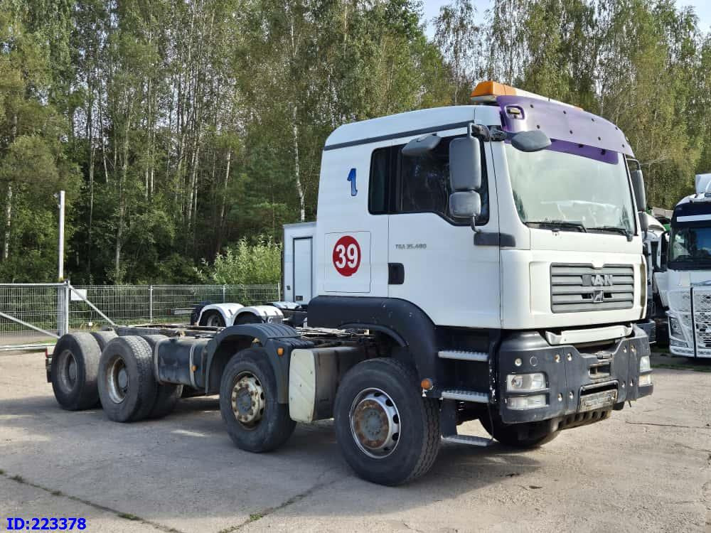 MAN TGA 35.480 8X4 - Full steel - Manual - Važiuoklės sunkvežimis: foto 4 MAN TGA 35.480 8X4 - Full steel - Manual - Važiuoklės sunkvežimis: foto 4