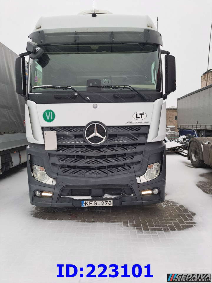 MERCEDES-BENZ Actros 2542 6x2 Euro6 + trailer - Tentinis sunkvežimis: foto 2 MERCEDES-BENZ Actros 2542 6x2 Euro6 + trailer - Tentinis sunkvežimis: foto 2
