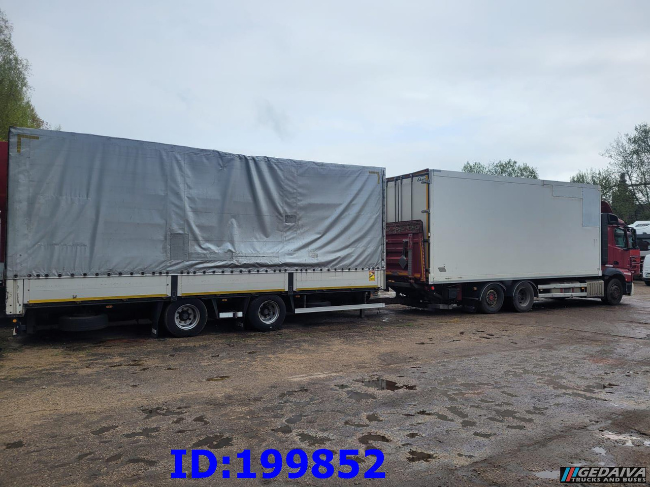 MERCEDES-BENZ Actros 2551 6x2 Euro5 + tilt trailer - Furgonas sunkvežimis: foto 4 MERCEDES-BENZ Actros 2551 6x2 Euro5 + tilt trailer - Furgonas sunkvežimis: foto 4