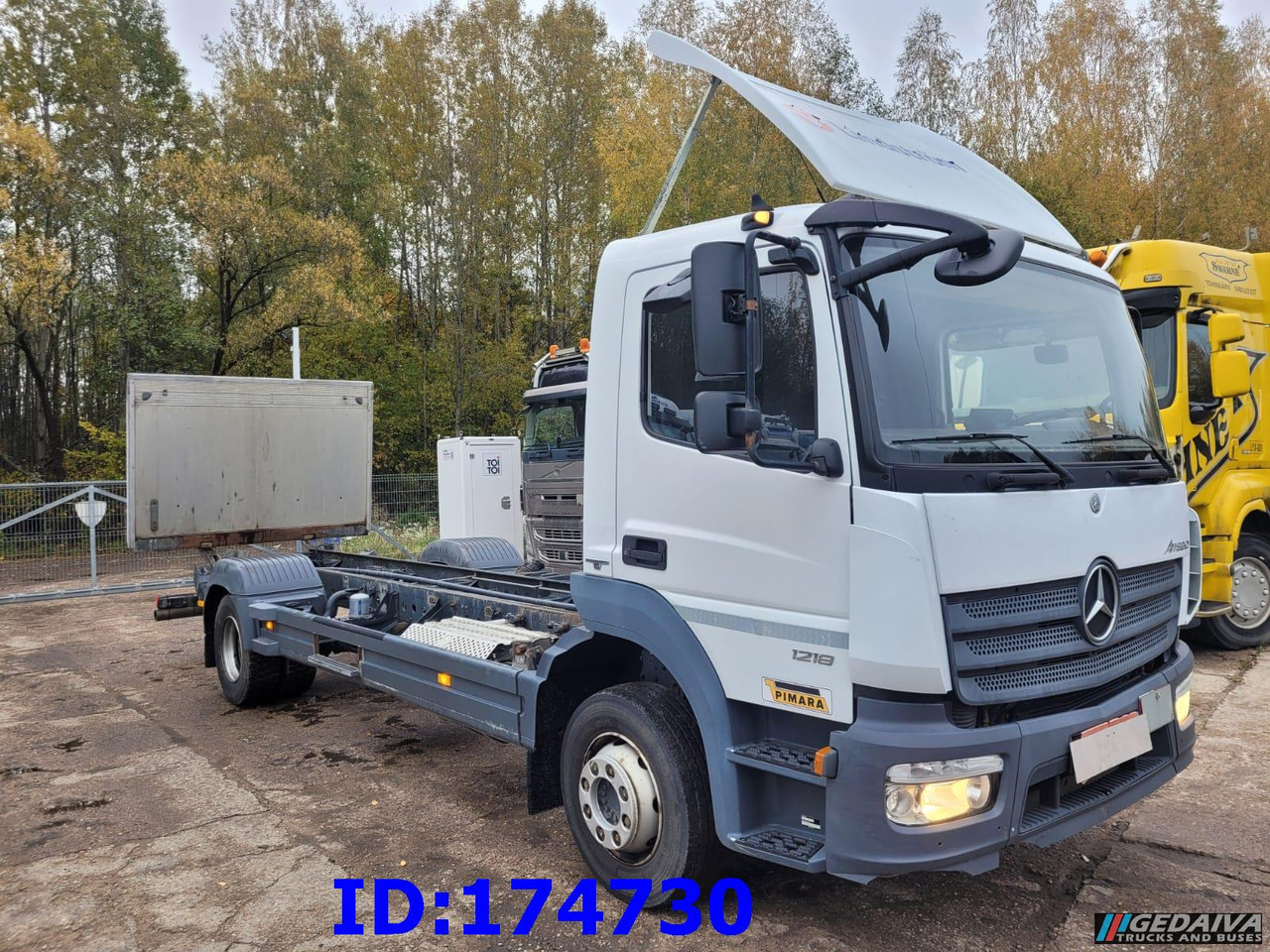 MERCEDES-BENZ Atego 1218 - Euro6 - Manual - Full Steel - Važiuoklės sunkvežimis: foto 4 MERCEDES-BENZ Atego 1218 - Euro6 - Manual - Full Steel - Važiuoklės sunkvežimis: foto 4