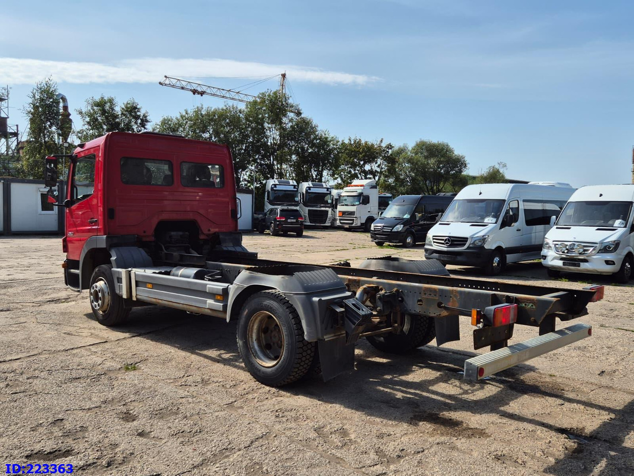 MERCEDES-BENZ Atego 1218 - Full steel - Manual (3 seats) - Važiuoklės sunkvežimis: foto 4 MERCEDES-BENZ Atego 1218 - Full steel - Manual (3 seats) - Važiuoklės sunkvežimis: foto 4